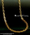 SHN058 - 18 Inches One Gram Gold Light Weight New Fashion Designer Short Chain Design for Girls
