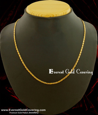 SHN015 - Buy Daily Wear Shiny Cutting Short Chain Grantee Chain Online