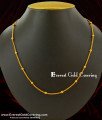 SHN003 – Gold Plated Daily Wear Ball Model Short Chain Design Buy Online