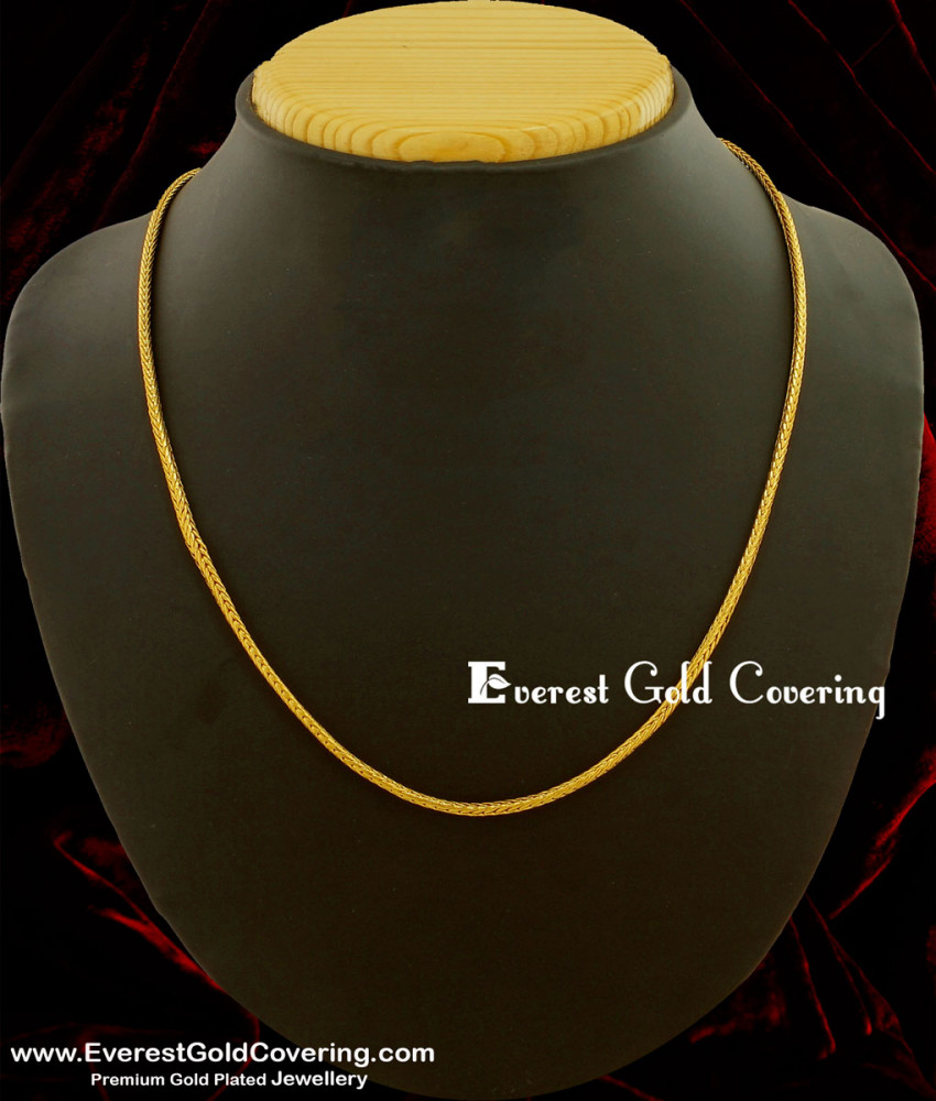 SHN017 - Gold Plated Daily Wear Round Snake Chain Design Buy Online