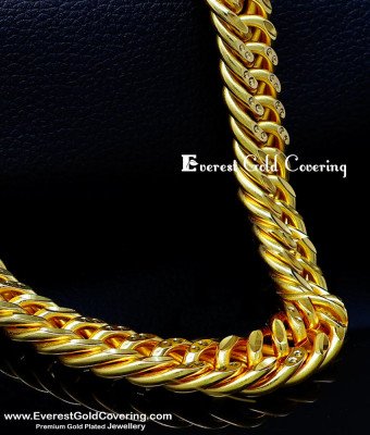 SHN115 - Heavy Daily Use 2 Gram Gold Short Chain Design for Man