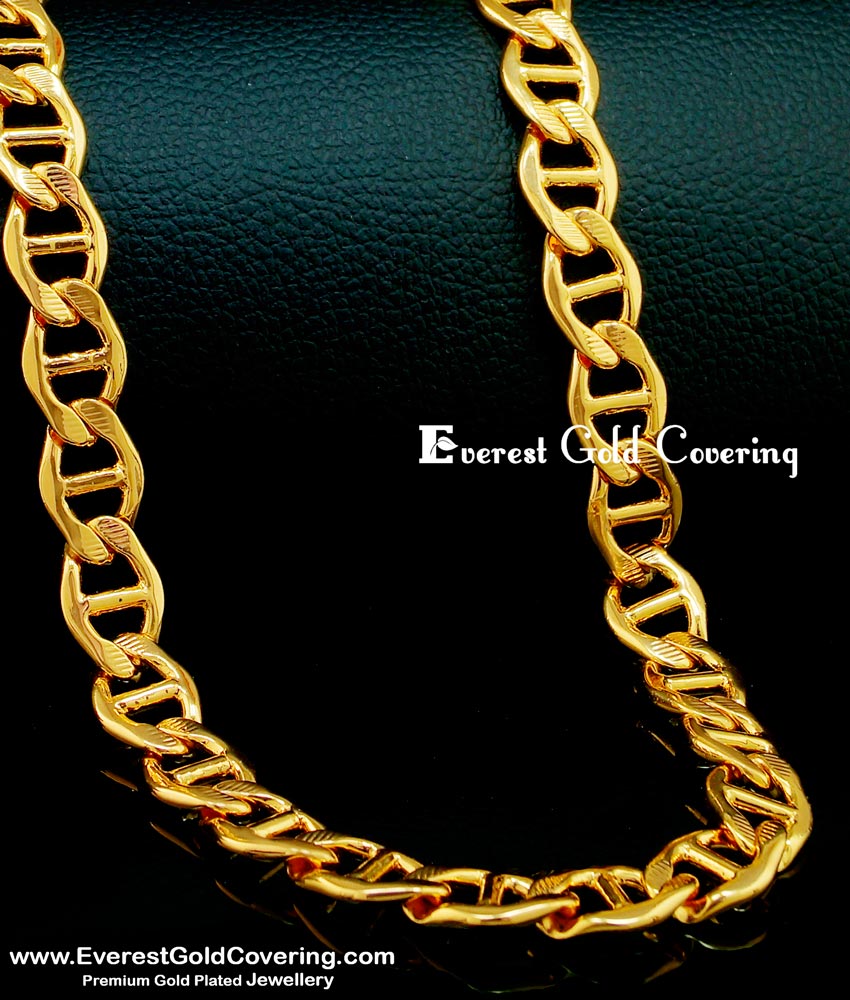Heavy Thick Cuban Link Chain Gold Plated Chain for Men