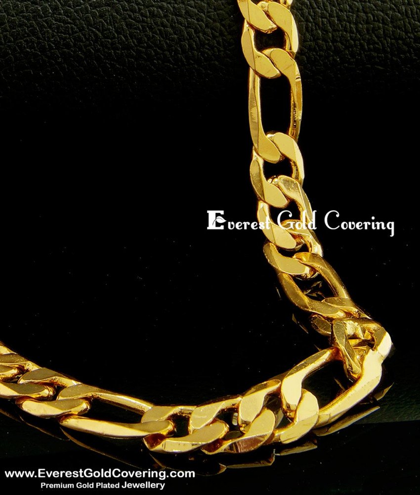 Sachin Tendulkar Short Thick Gold Plated Chain for Men