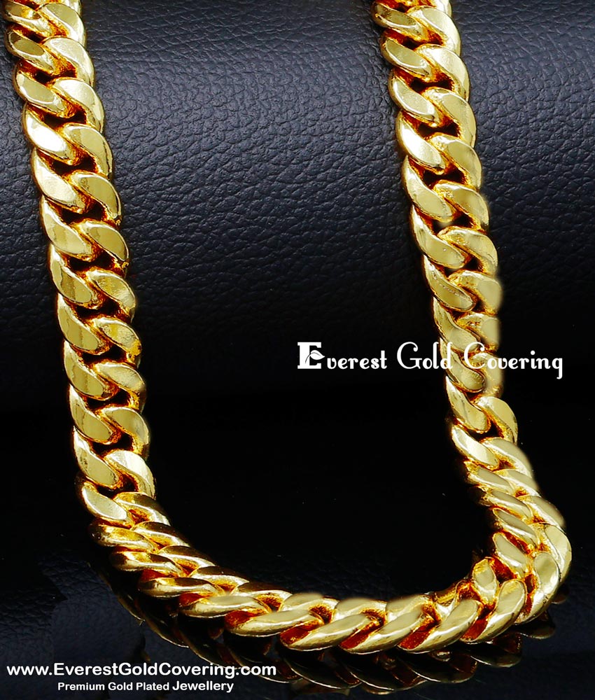 gold plated chain, gold plated chain with guarantee, lifetime guarantee gold plated jewelry india, gold plated chain for men, chain for men, chain design, chain design for men, covering chain, gold chain design, gold chain design gents, gold chain designs male