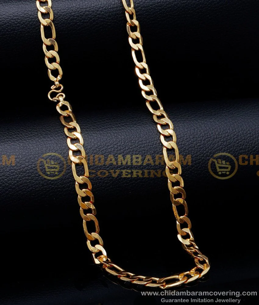 Tendulkar Chain Buy Sachin Tendulkar Short 1 Gram Gold Plated Chain for Men
