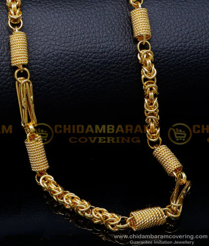 Buy Gold Plated Men’s Wear Heavy Thick One Gram Gold Boys Chain Design