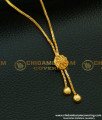 SCHN221 - Latest Small Round Flower Pendant with Small Chain for Teenage Girl