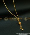 SCHN221 - Latest Small Round Flower Pendant with Small Chain for Teenage Girl