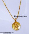 christian pendant gold