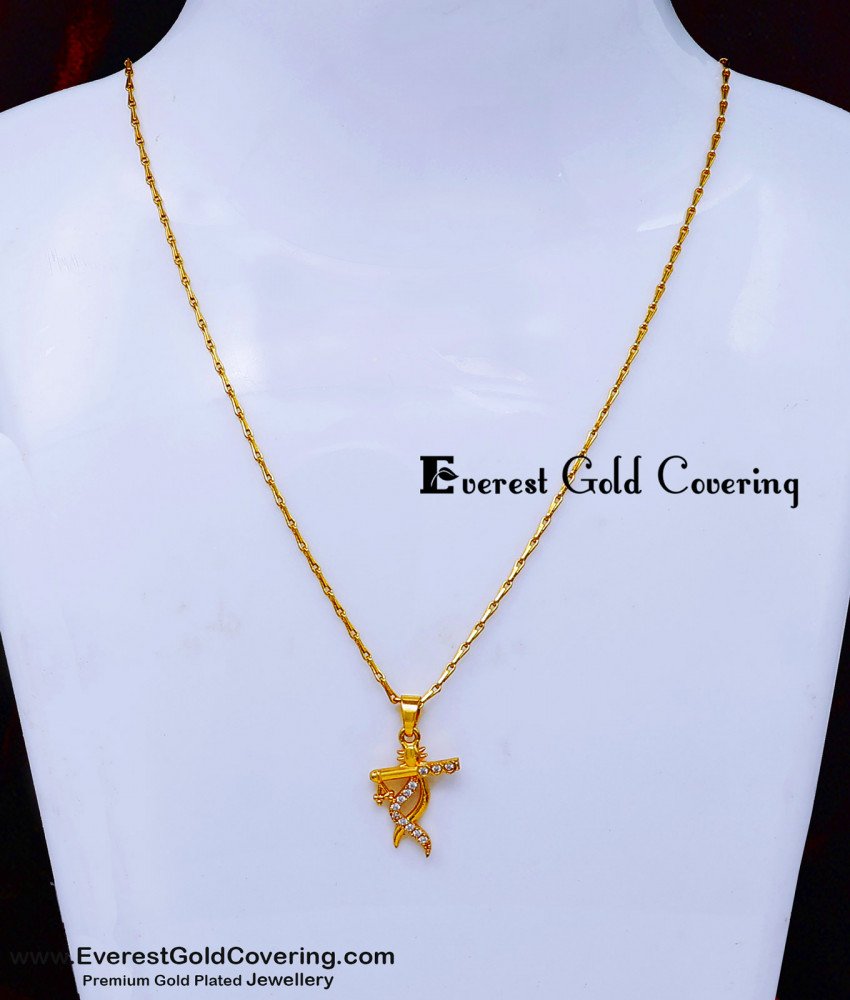 invisible chain with pendant 