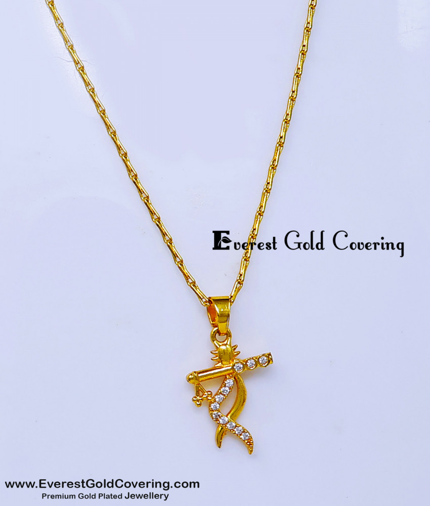 invisible chain with pendant 