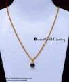 daily use gold simple chain pendant
