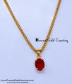 simple stone locket design