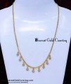 Hanging Stone Chain Necklace