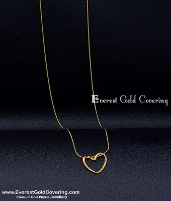 SCHN611 - Cute Lightweight Heart Pendant Chain for Teenage Girls