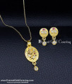 pendant set with earrings