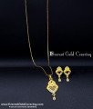 daily wear pendant set gold