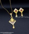 one gram gold pendant sets