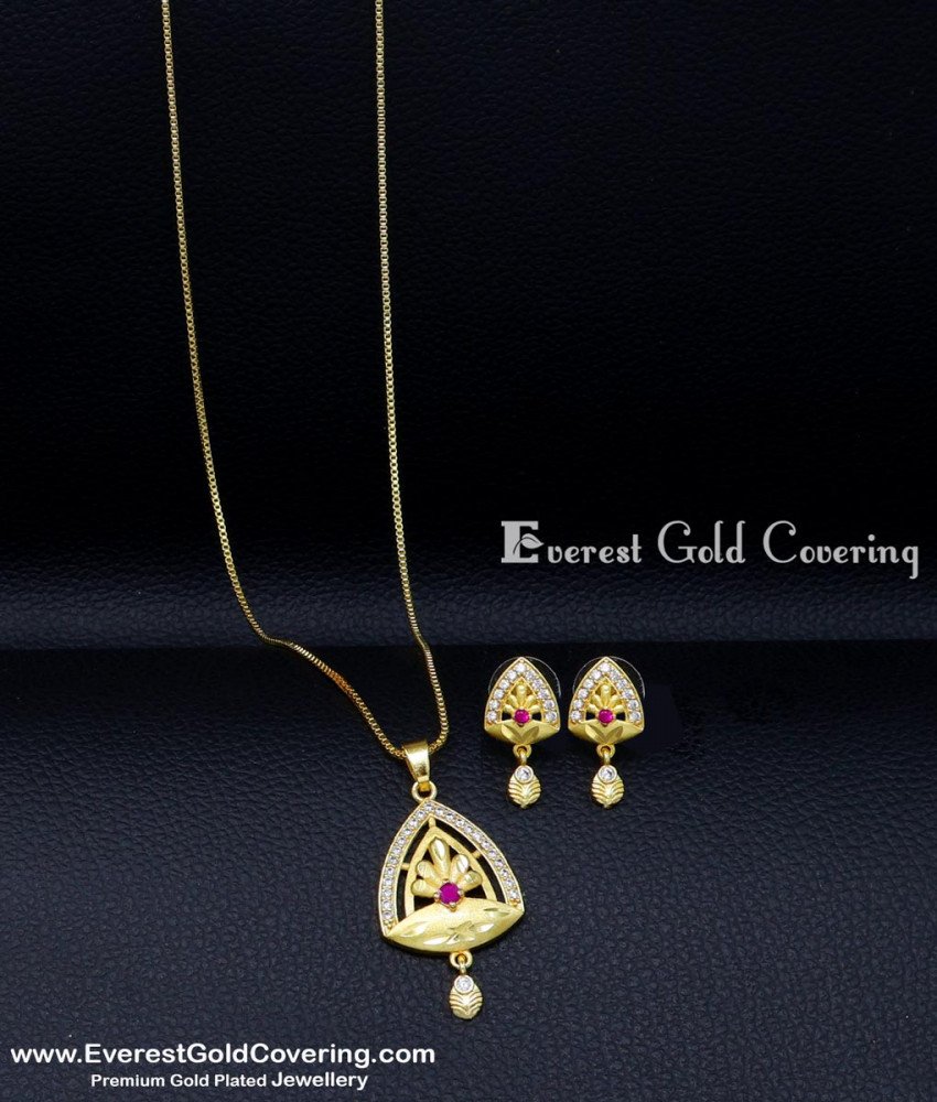 light weight 1 gram gold pendant designs
