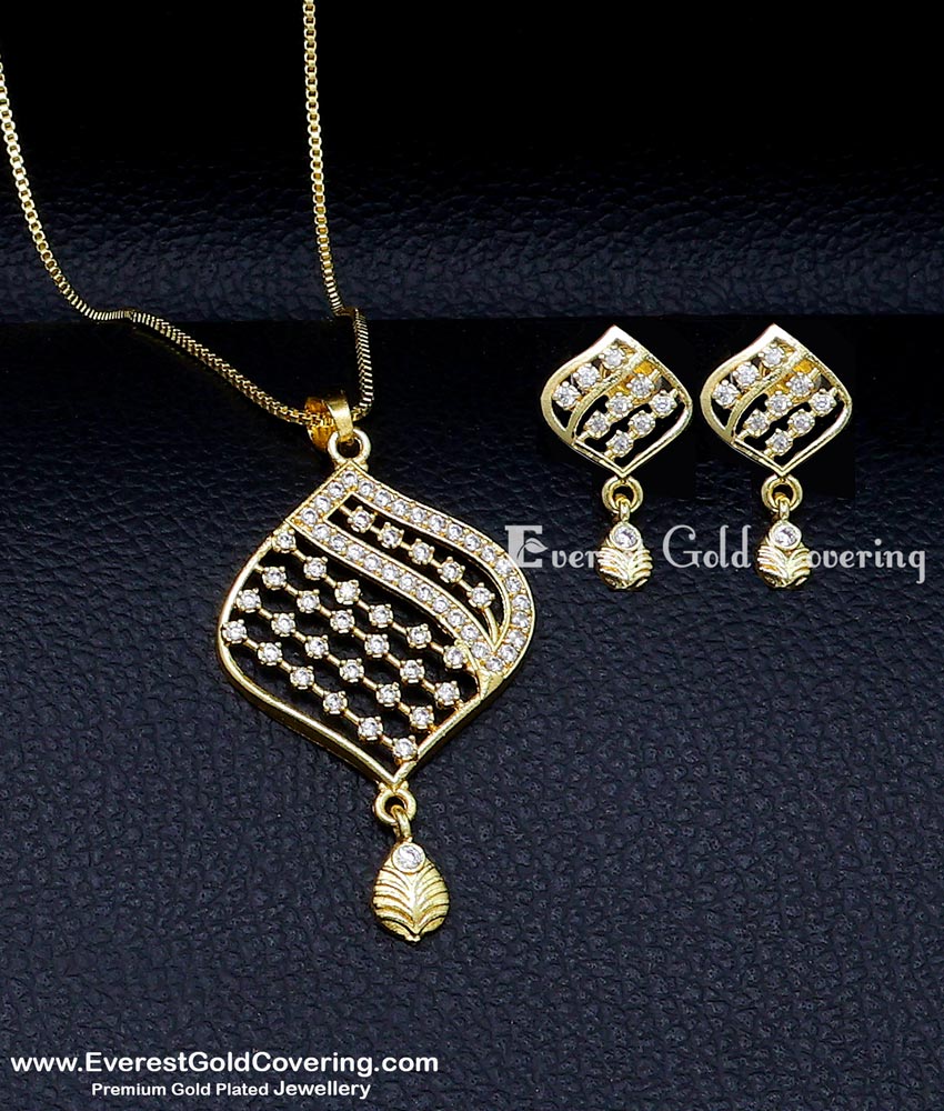 diamond stone jewellery set