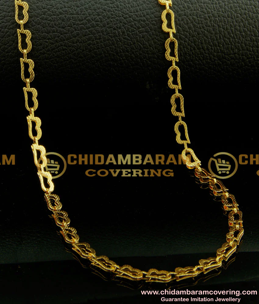 Minor Gold Chain Model Buy One Gram Gold Light Weight New Fashion Designer Short Chain Design ...