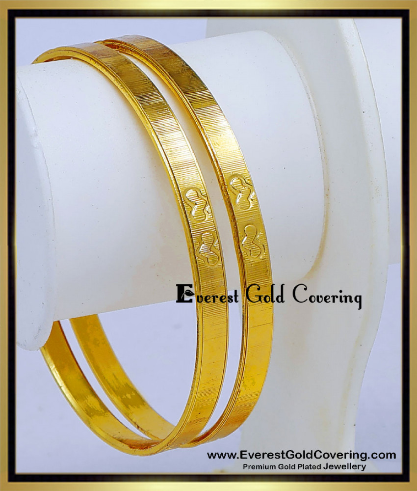 Impon gold polish bangle for women