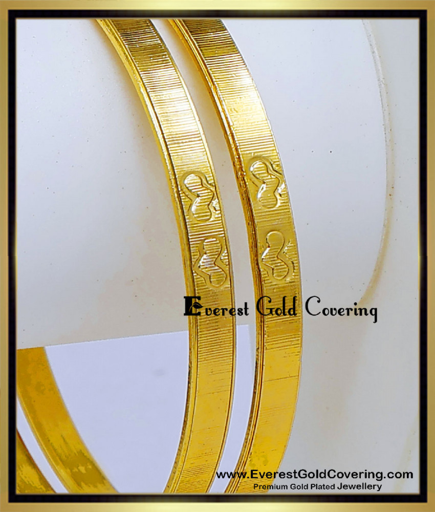 Impon gold polish bangle for women