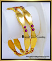 light weight gold stone bangles design