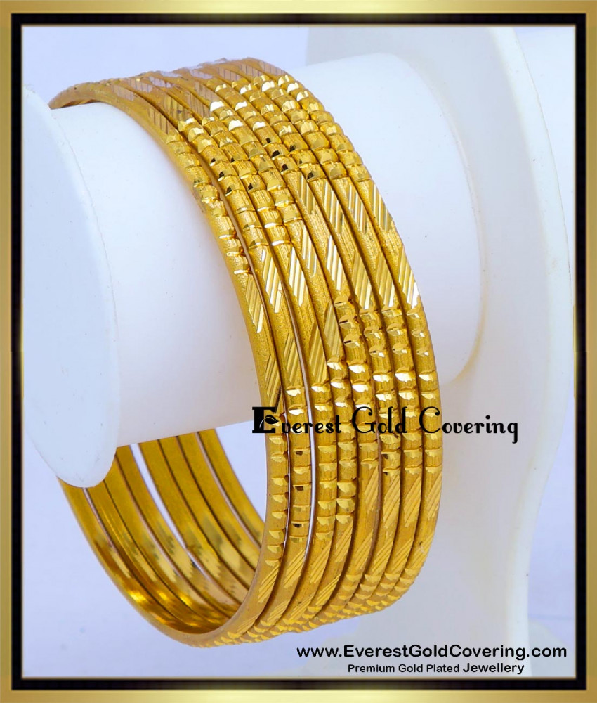 plain daily wear gold bangles