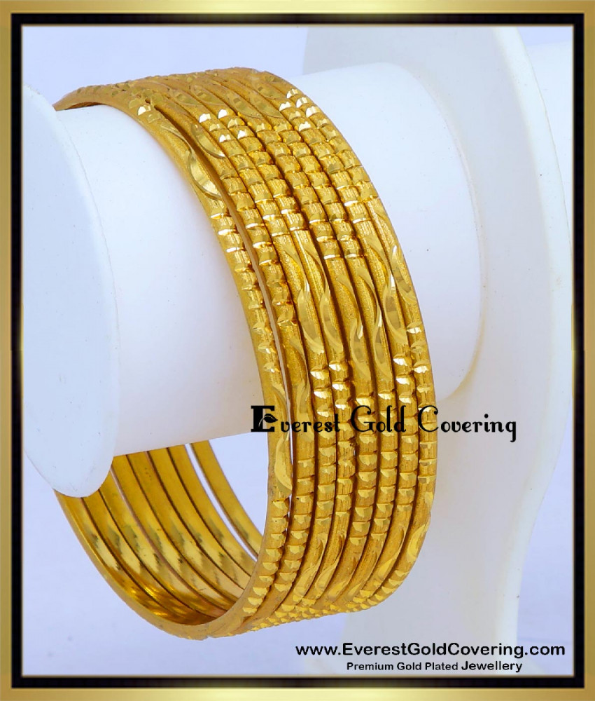gold plated bangles for women