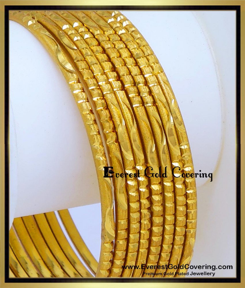 gold plated bangles for women