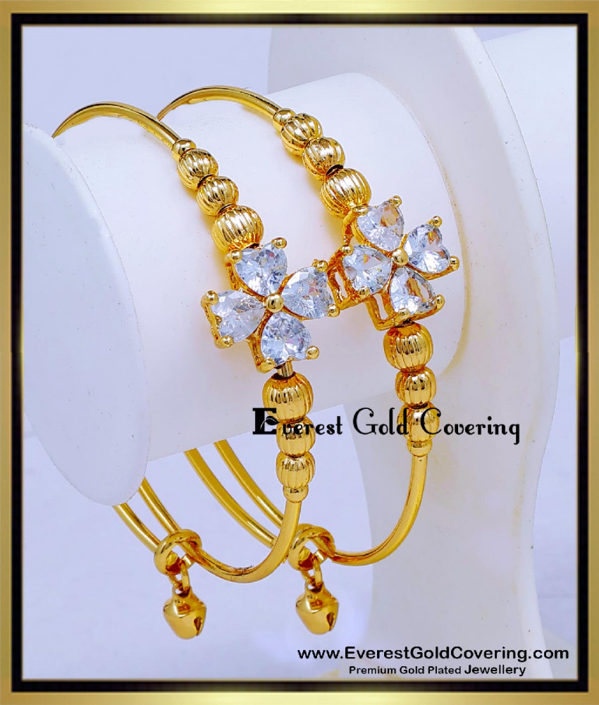 BNG1002 - Modern Office Wear Adjustable Stone Bangles for Ladies