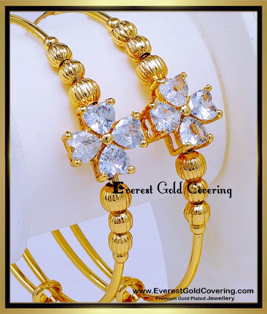 BNG1002 - Modern Office Wear Adjustable Stone Bangles for Ladies