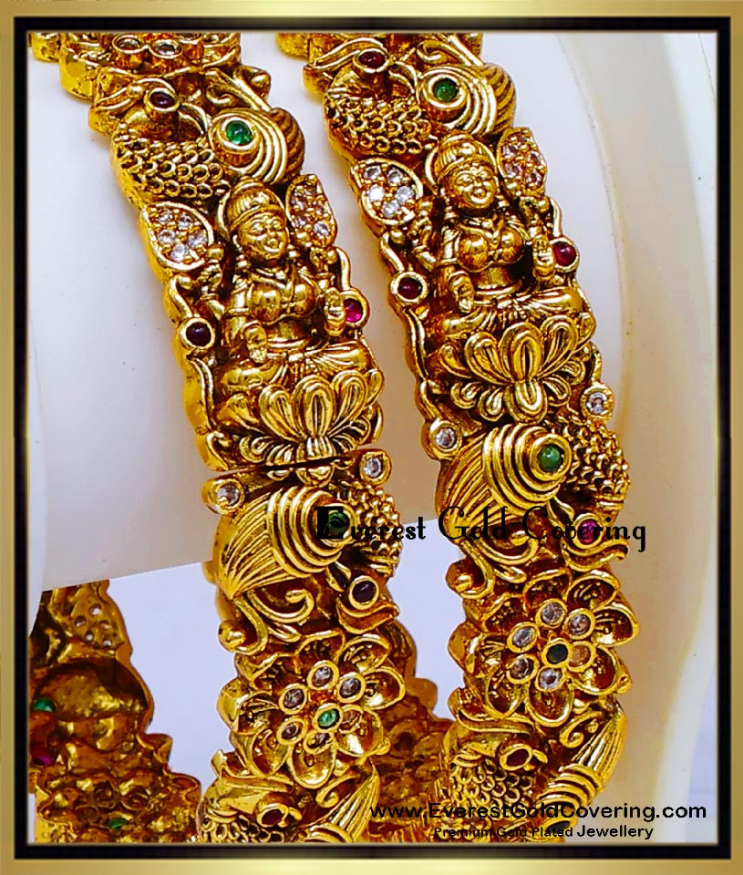 bridal temple bangles set