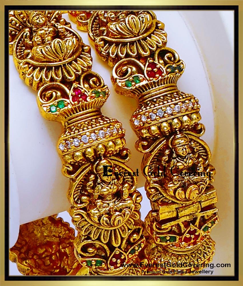 antique temple bangles set