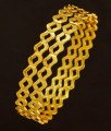 BNG204 - 2.8 Size New Design One Gram Gold Bangles Neli Valayal South Indian Guarantee Bangle Online