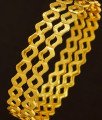 BNG204 - 2.8 Size New Design One Gram Gold Bangles Neli Valayal South Indian Guarantee Bangle Online
