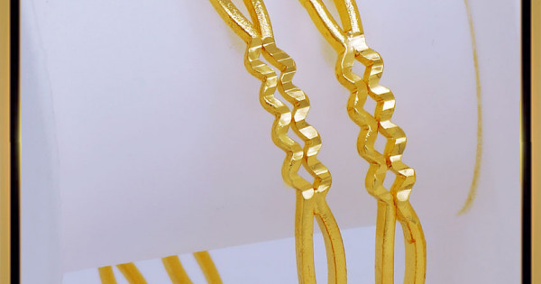 Buy Gold Plated Guaranteed Simple Daily Use Bangles Design for Women
