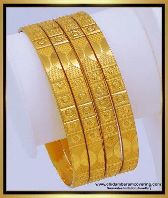BNG629 - 2.8 Size Latest Bangles Design Gold Plated Imitation Bangles Buy Online