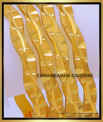 BNG704 - 2.8 Size South Indian Daily Use Gold Plated Bangles Online