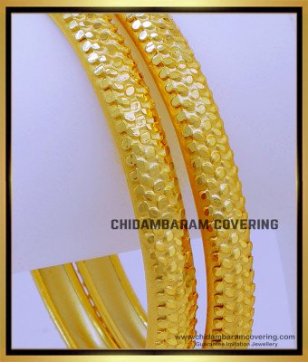 BNG743 - 2.8 Size Gold Forming Daily Wear Gold Bangles Design for Women 