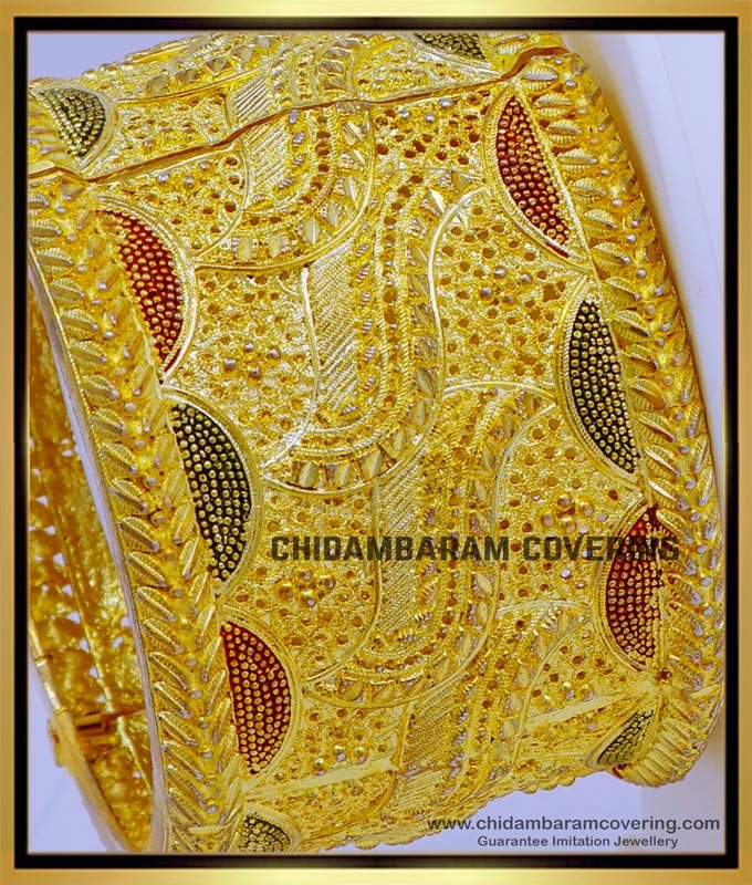 indian wedding bangles, bridal bangles, gold kada bangles for ladies, broad bangles, broad screw type gold bangles, screw bangles