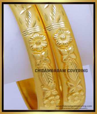 BNG800 - 2.10 Size Light Weight Bangles Design Gold Forming Jewellery