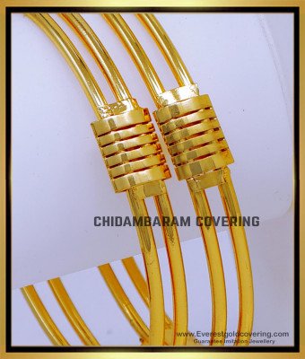 BNG879 - 2.8 Traditional South Indian Gold Plated Bangles Online