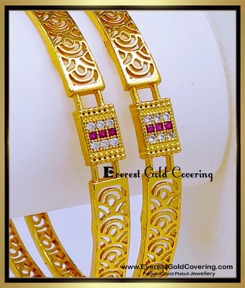 modern trendy gold bangles design