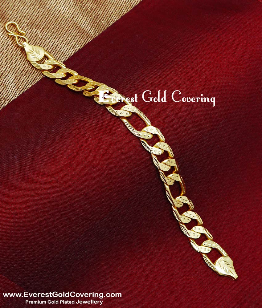 link men bracelet gold design