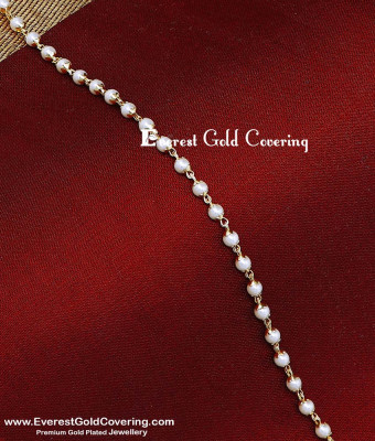 BCT660 - Elegant Light Weight Pearl Bead Bracelet Designs for Girls