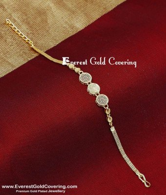 BCT662 - Modern Daily Use Light Weight Gold Bracelet for Ladies
