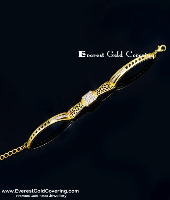 BCT686 - 2.2 Bangle Size Trendy and Stylish Ad Stone Bracelet for kids girls