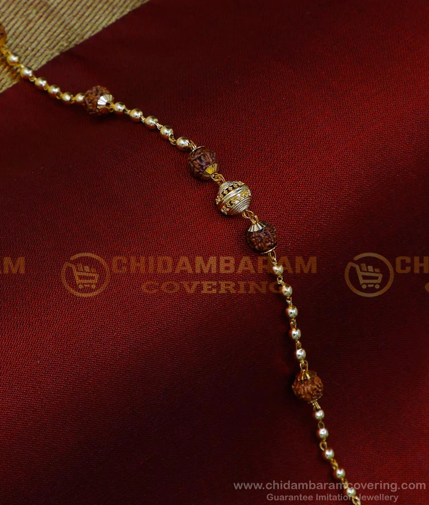 Buy 1 Gram Gold Men Ruthratcham Bracelet Design Buy Online